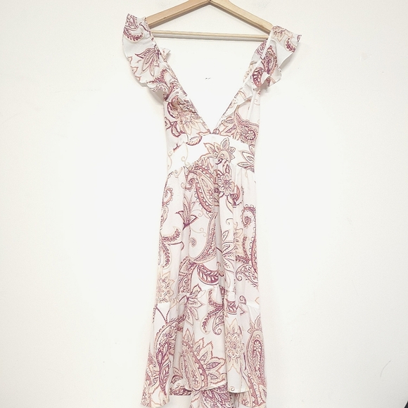 NWT CUPSHE Beach Paisley Dress SZ Medium - Picture 3 of 11